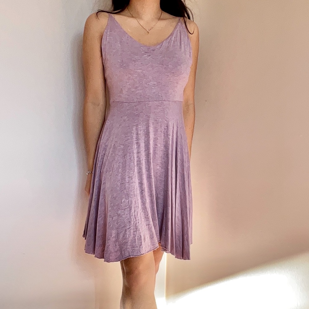 Flowy lilac dress